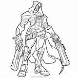 Overwatch Reaper Symmetra Xcolorings Lucio Bastion Faucheur sketch template