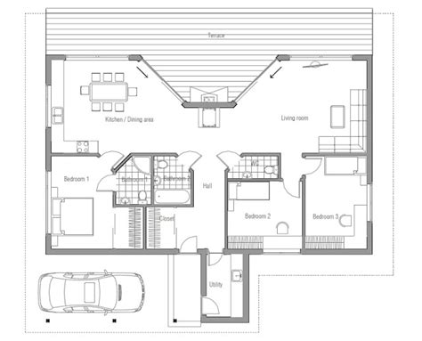 affordable home plans affordable modern house plan ch