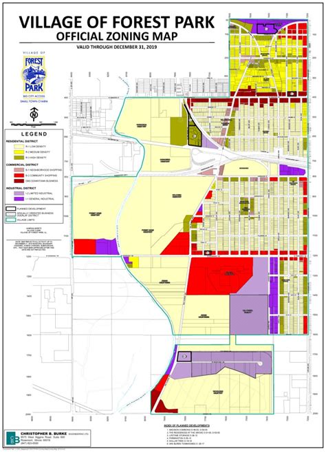 village zoning map approved  council forest park review