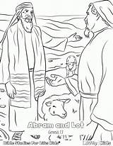 Coloring Pages Abraham Lot Bible Colouring Color Print Choose Getcolorings Printable Pdf Board sketch template