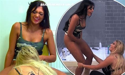 chloe ferry shocks geordie shore viewers by shaving abbie holborn daily mail online