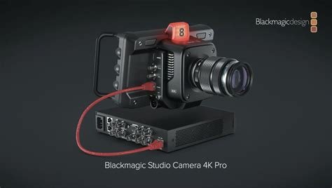 blackmagic design announces studio camera  pro studio camera   lens control hardware