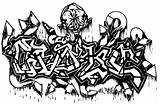 Colorear Graffitis Wonder sketch template