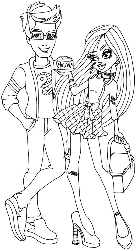 monster high printable coloring pages