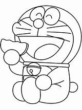 Sketsa Doraemon sketch template