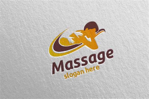 massage logo design 2 by denayunecs codester