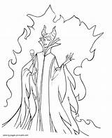 Disney Coloring Pages Villains Maleficent Sleeping Beauty Villain Drawing Printable Getdrawings sketch template
