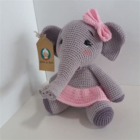 elefante amigurumi atelie da vovo