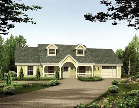 cape  country ranch house plan