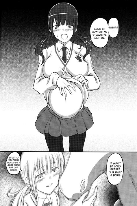reading getting pregnant and giving birth doujinshi hentai by tenzen miyabi 1 getting