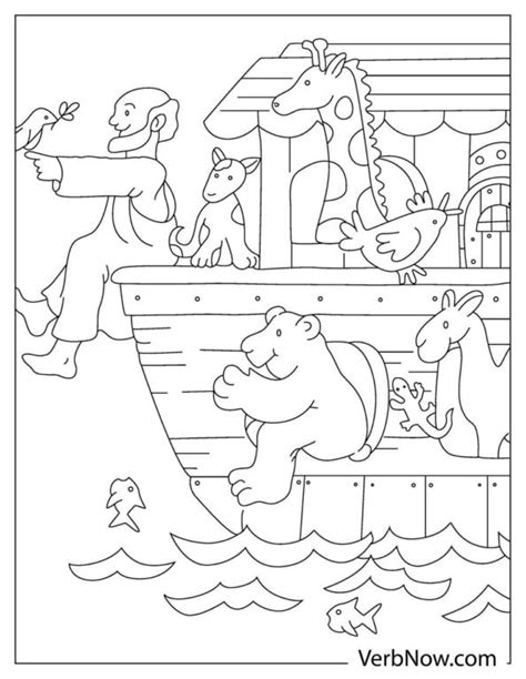 noahs ark coloring pages book   printable verbnow