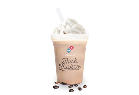 thick shake iced coffee dominos pizza