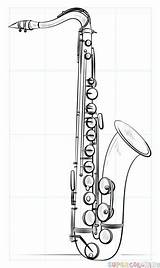 Saxophone Coloring Sassofono Colorare Saxofon Instrument Saxofone Supercoloring Sax Instrumentos Disegni Saxophon Musicais Tatuagem Baritone Bonecas Facil Dessiner Musique Projeto sketch template