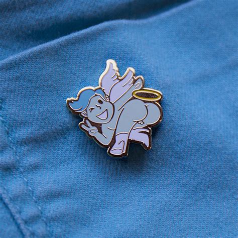 prideoutlet lapel pins gaypin angel booty lapel pin