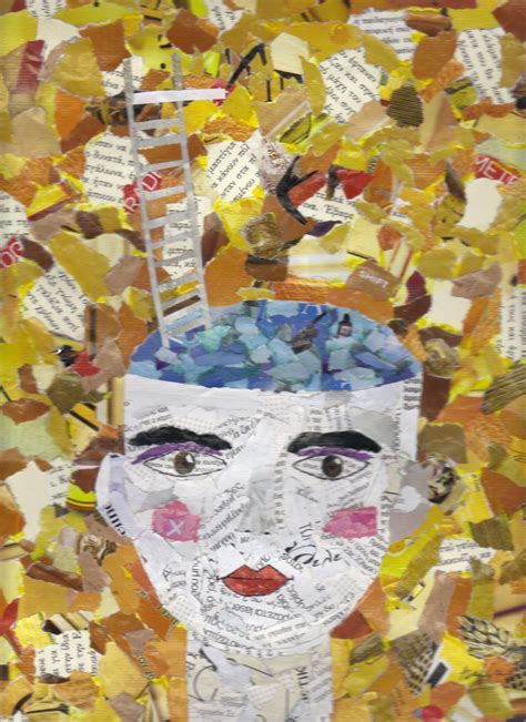 torn paper collages paper collage magazine collage canvas art projects