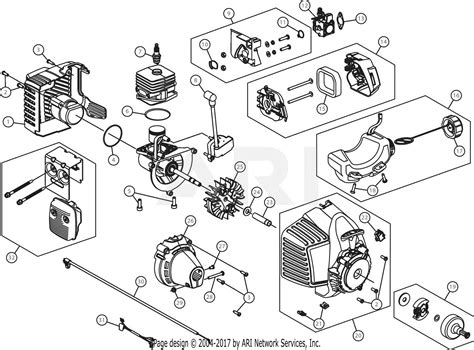 mtd  bdzc parts diagram  engine assembly