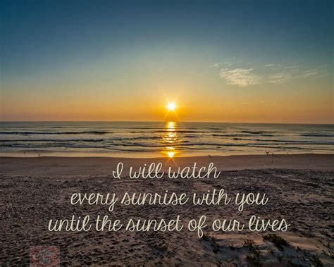 Nature Sunrays At Sunrise Sunset On The Beach Love Quote
