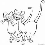 Tramp Lady Coloring Pages Cats Getcoloringpages sketch template