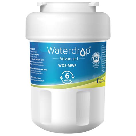 Waterdrop Mwf Nsf 53and42 Certified Refrigerator Water Filter Compatible