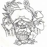 Coloring Vintage Pages Strawberry Shortcake Making Printable Getcolorings Print Old sketch template