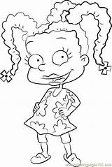 Coloring Pages Rugrats Cartoon Drawings Easy Cute Susie Family Kids Printable Carmichael Books Choose Board sketch template