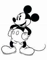 Mickey Mouse Coloring Pages Disney Kids Classic Printable Face Gangster Coloring4free Drawing Color Preschoolers Colouring Print Original Clipartmag Getcolorings Getdrawings sketch template