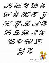 Cursive Alphabet Buchstaben Alphabets Schablone Yescoloring Handwriting Ausdrucken Schablonen Uppercase sketch template