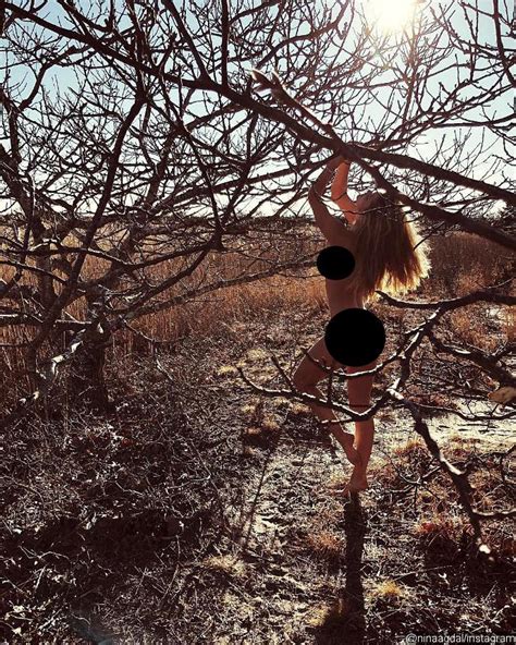 Nina Agdal Poses Completely Naked In The Woods For Beau