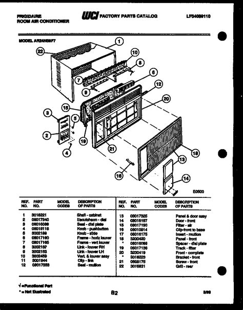 frigidaire room air conditioner lf front cover parts model arnsf searspartsdirect