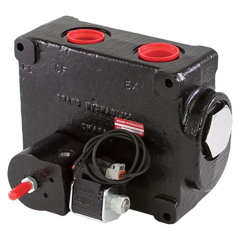 brand hydraulics electronically adjustable flow control valve  gpm  psi model