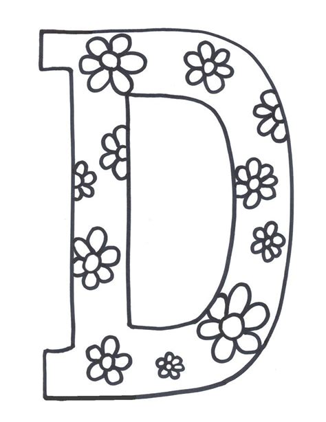 printable letter  coloring pages coloring home