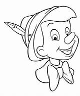 Pinocchio Disney sketch template