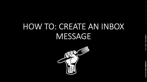 create  inbox message youtube