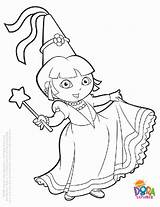 Dora Coloring Sheets Explorer Math Christmas Pages Boots Fabulous Band Her Wand Star sketch template