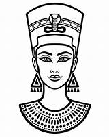 Nefertiti Egyptian Portrait Egipto Isis Egipcias Egipcio Dibujo Egipcios Egipcia Romanos Egito Cleopatra Sin Signos Fantasía Zodiaco Indios Retratos Erótica sketch template
