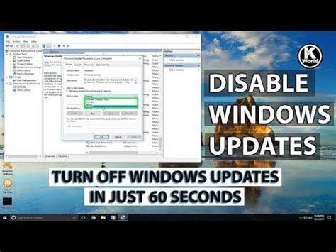 easily turn  windows automatic updates permanently  knowledge world shows