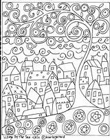 Karla Gerard Disegni Colorare Coloring Arcimboldo Hooking Sea Coloriages Nouveau Albero Uncino Primitive Pittura Scuola Automne sketch template