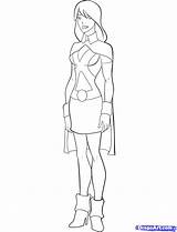Coloring Pages Martian Dc Miss Drawing Girls Line Zatanna Drawings Superhero Guided Superheroes sketch template