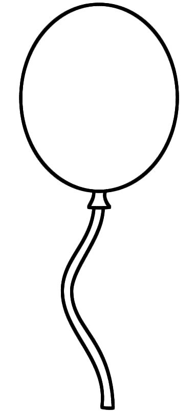 balloon coloring pages  getdrawings