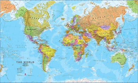 buy world maps international political wall map mapworld