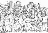 Apocalypse Walking Zombies Thepoke Coloriages sketch template