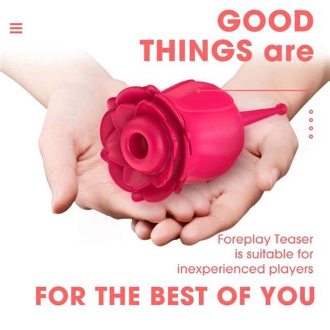 Red Rose Shape Sex Toy Licking Tongue Vibrator For Nipple And Etsy