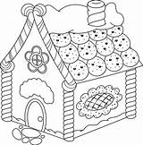 Coloring Gingerbread House Pages Colouring Rocks Printable Christmas Color Man Print Holiday sketch template