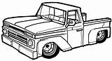 Coloring C10 Chevelle Fc04 Pickup Clipartmag sketch template