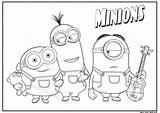 Coloring Pages Minion Minions Printable Kids Stuart Sheets Books Color 塗り絵 Print ミニオンズ イラスト Library Clipart キャラクター Popular Movie Drawing sketch template