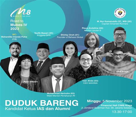 Dua Tokoh Membahas Masa Depan Perkumpulan Alumni Sman 8 Jakarta
