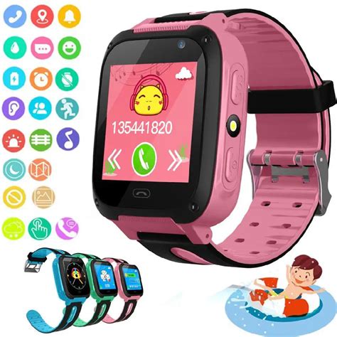 kids smart  dial call smartwatch waterproof children smart  antil lost tracker