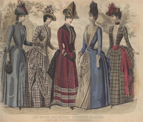 late victorian era clothing late victorian era fashion plate april  petersons magazine