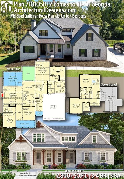 craftsman house plans  house plans dream house plans house floor plans planer modern