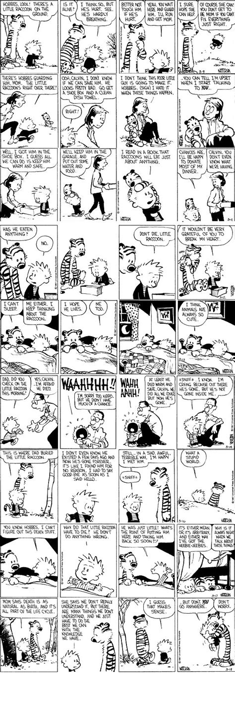 calvin and hobbes on death elephant journal